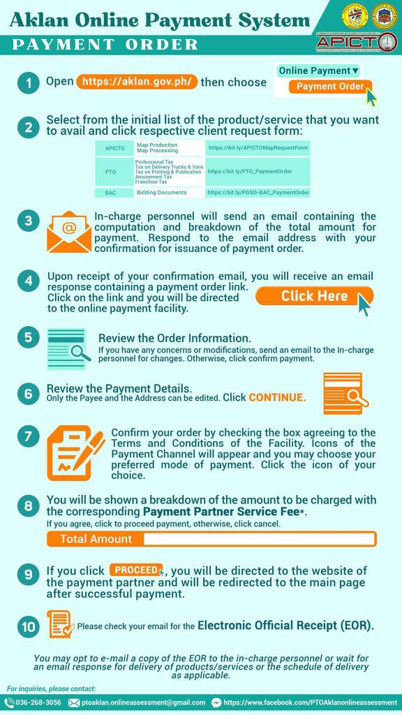 Online Payment Order Infographics