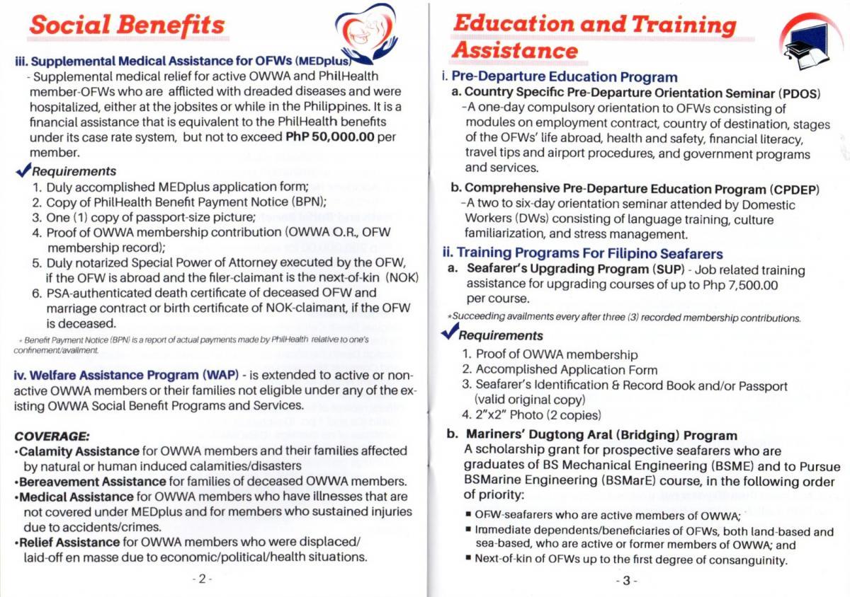 Education and Training Assistance