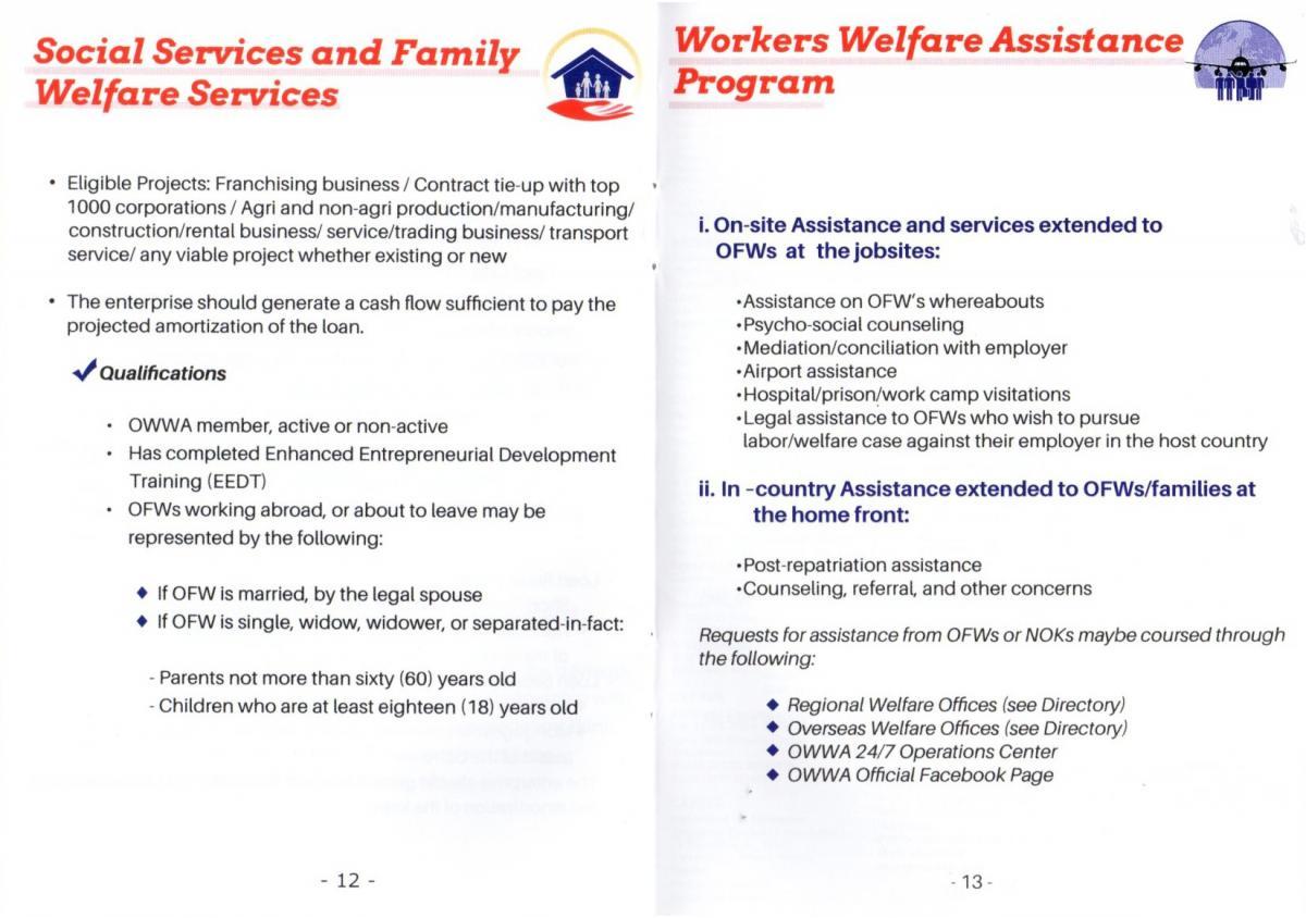 Workers Welfare Assistance Program